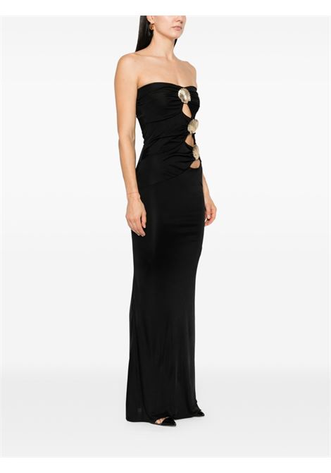 Black seashell-brooch maxi dress Giuseppe di morabito - women GIUSEPPE DI MORABITO | 03FWLD134X0331599